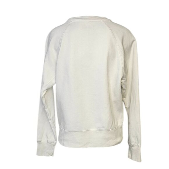 ZADIG & VOLTAIRE Womens Upper Skull Foil Sweatshirt, White, Silver Graphic, XS - Picture 2 of 11